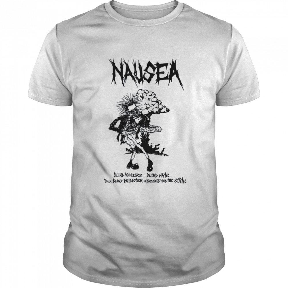 Nausea Band The Varukers shirt Classic Men's T-shirt