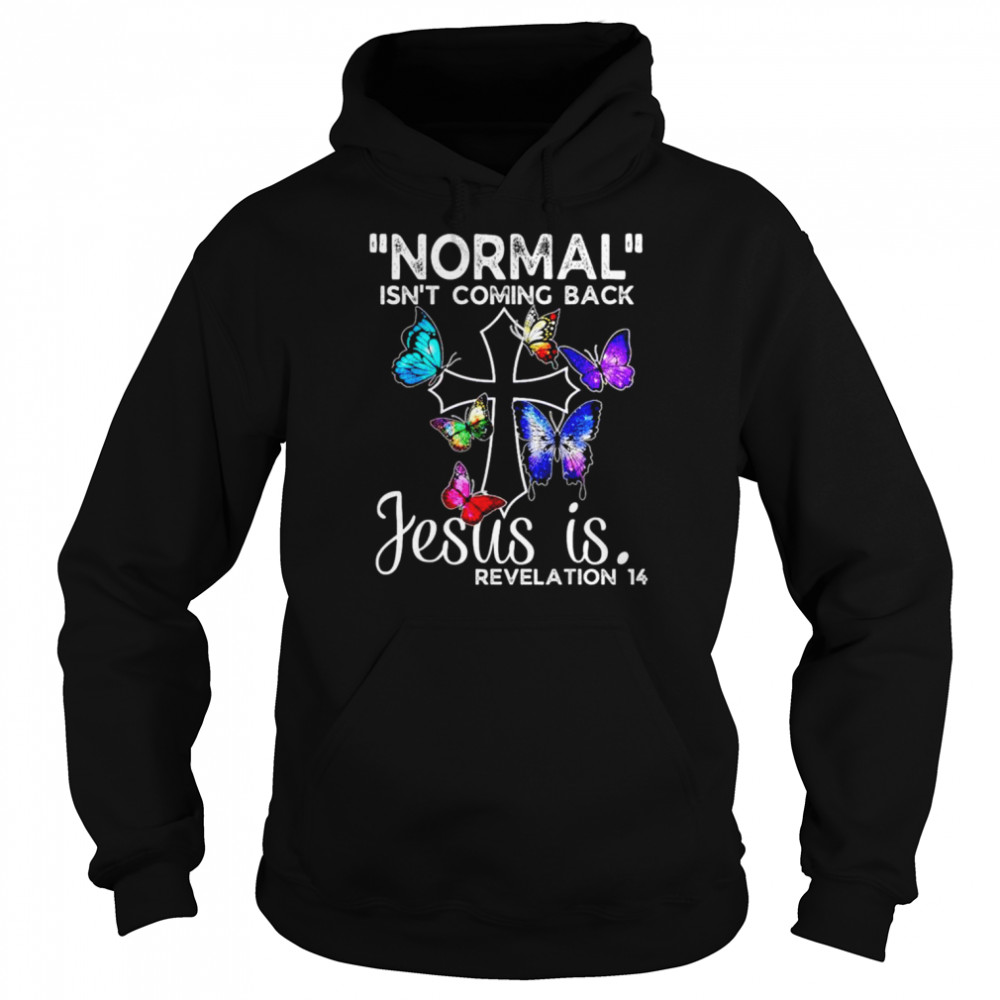 Normal isn’t coming back Jesus is revelation shirt Unisex Hoodie