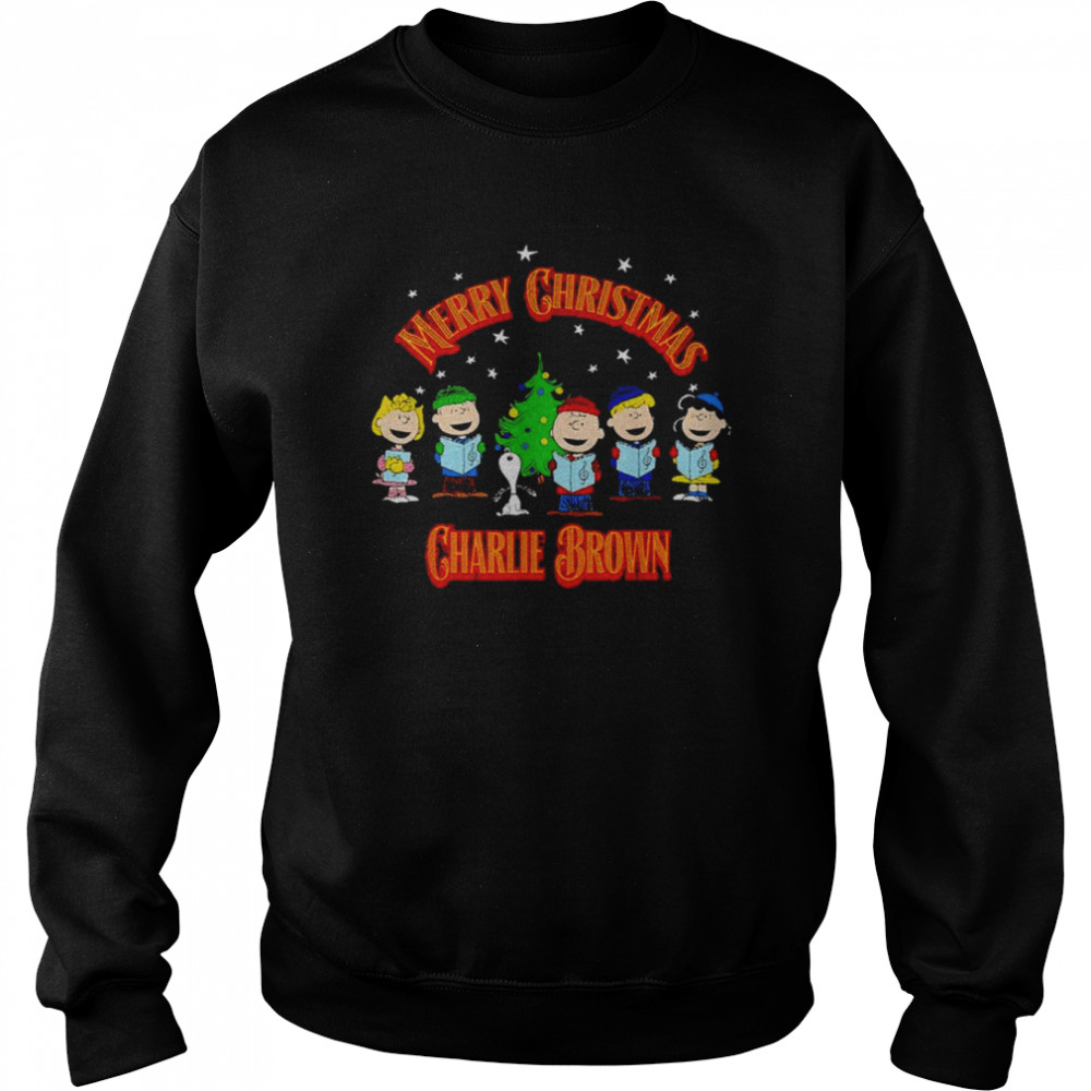 Peanuts Holiday Charlie Brown Merry Christmas shirt Unisex Sweatshirt