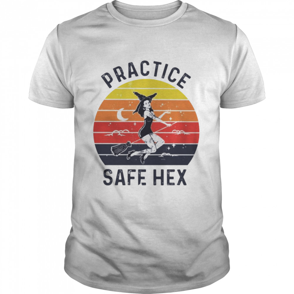 Practice safe hex vintage shirt Classic Men's T-shirt