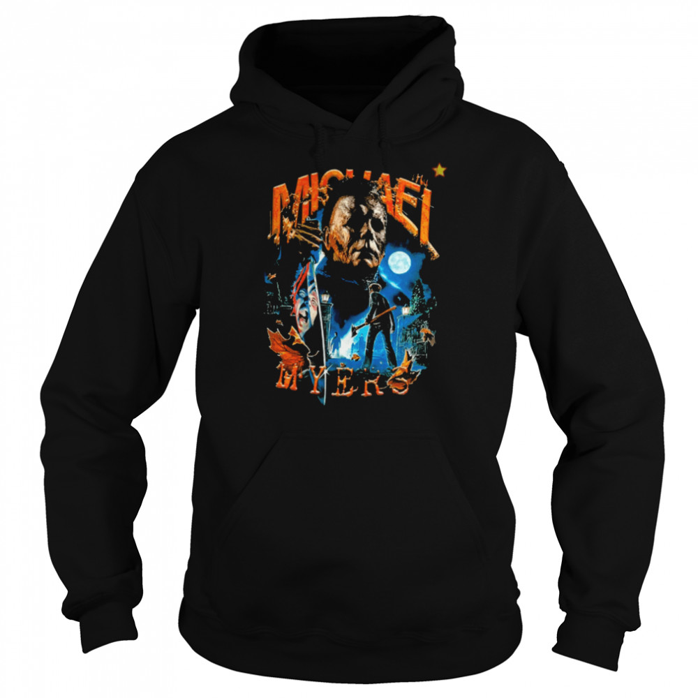 Retro Michael Myers Vintage Michael Myers Homage Jason Voorhees Horror Halloween shirt Unisex Hoodie