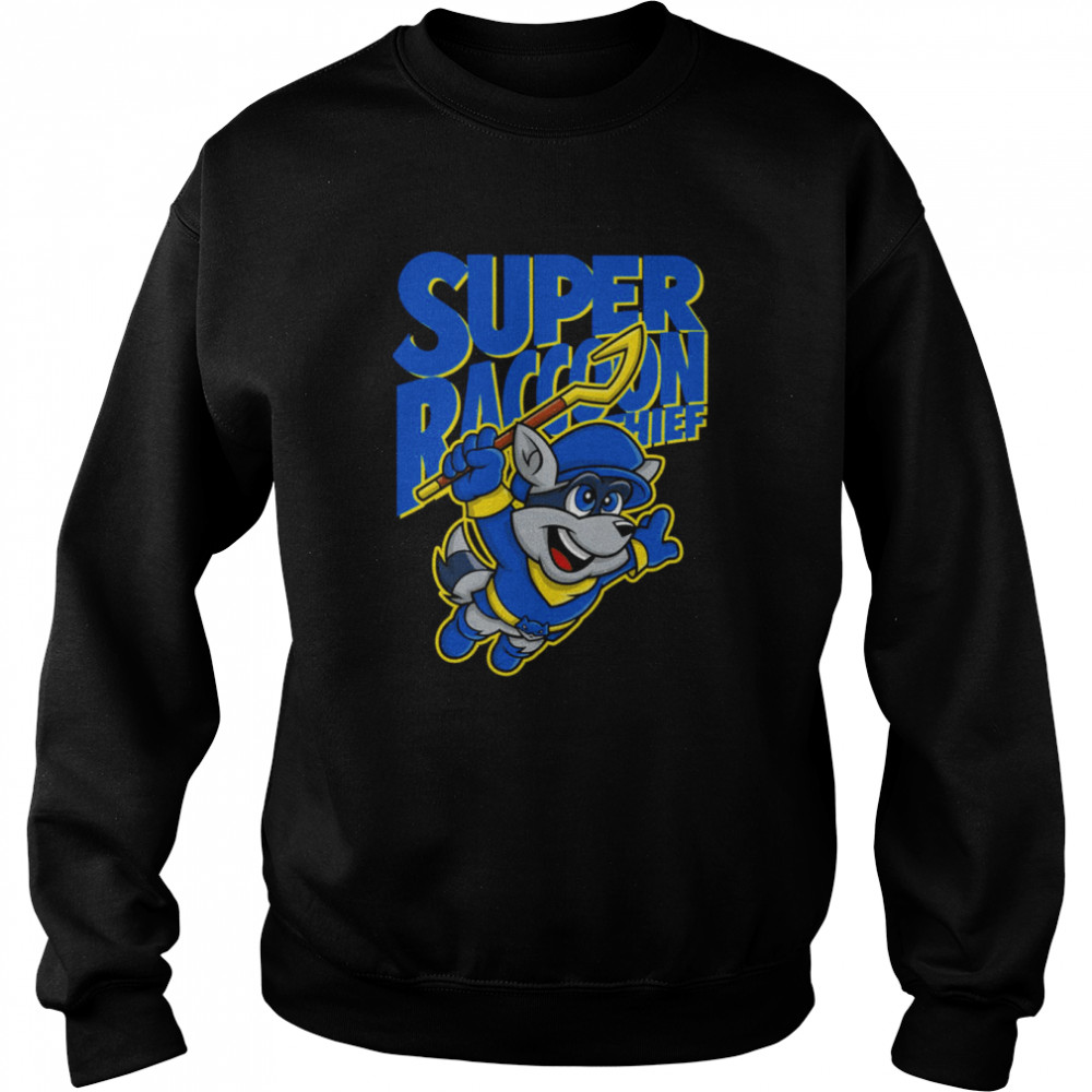 Super Raccoon Thief shirt Unisex Sweatshirt