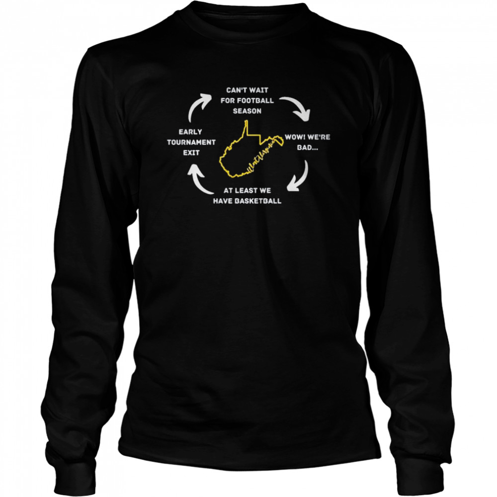 The cycle of life West Virginia style shirt Long Sleeved T-shirt