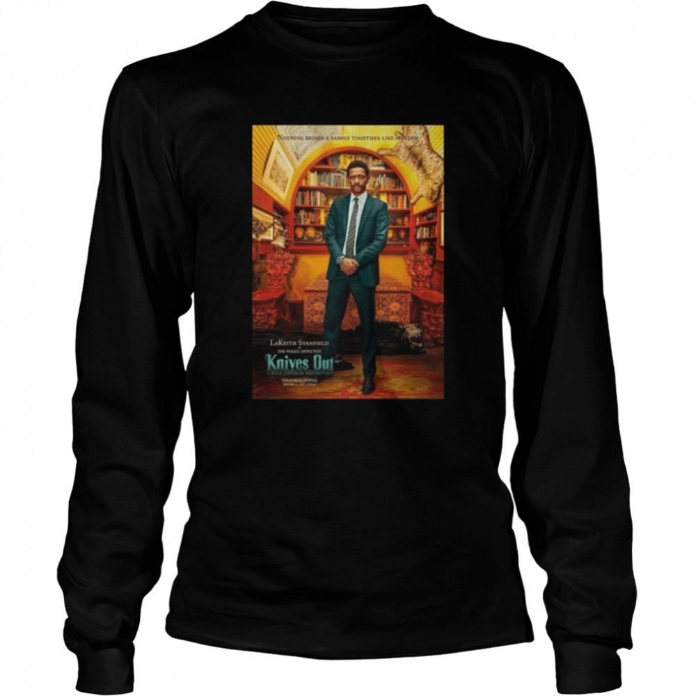 The Detective Knives Out Lakeith Stanfield shirt Long Sleeved T-shirt