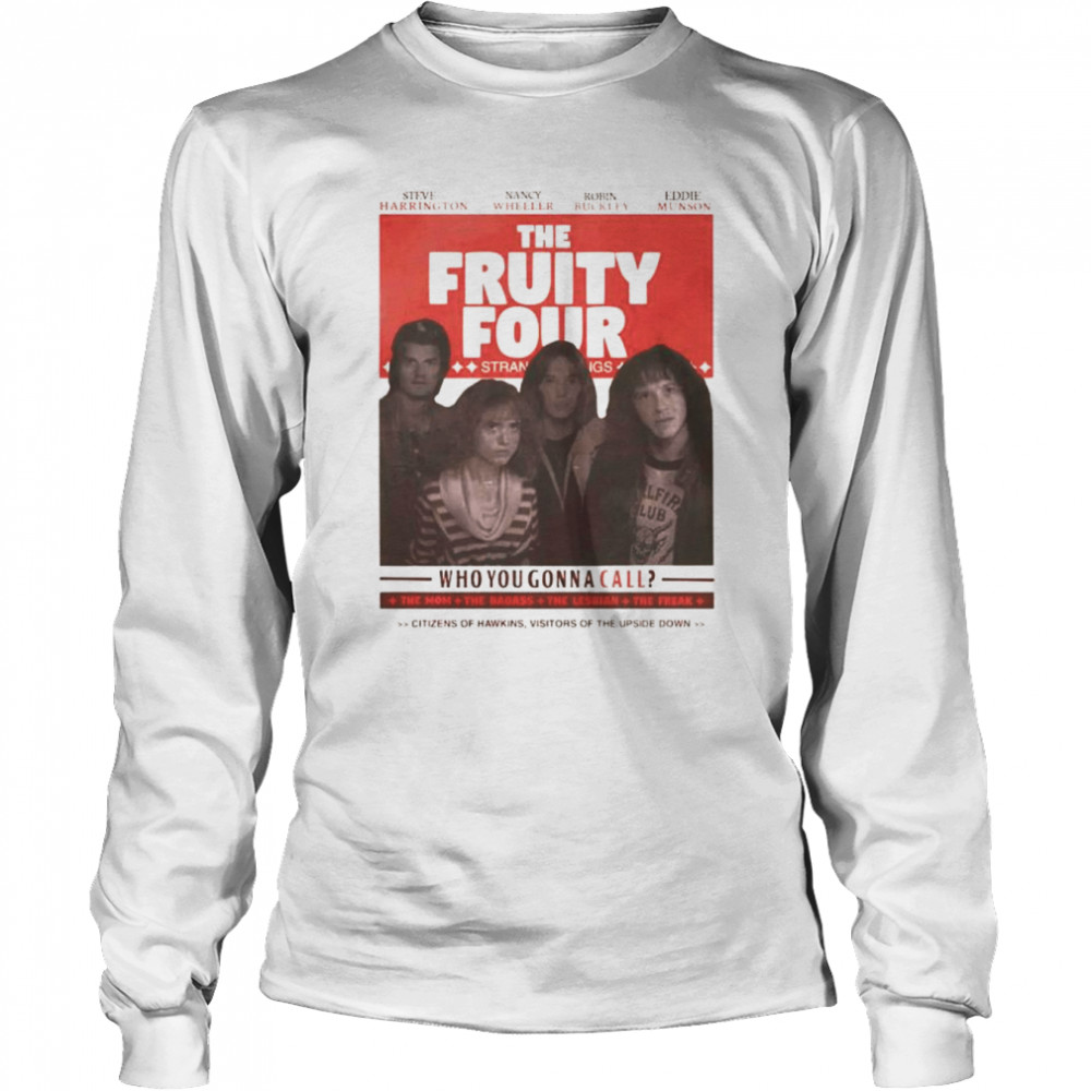 The Fruity Four Eddie Munson Stranger Things Season 4  Long Sleeved T-shirt