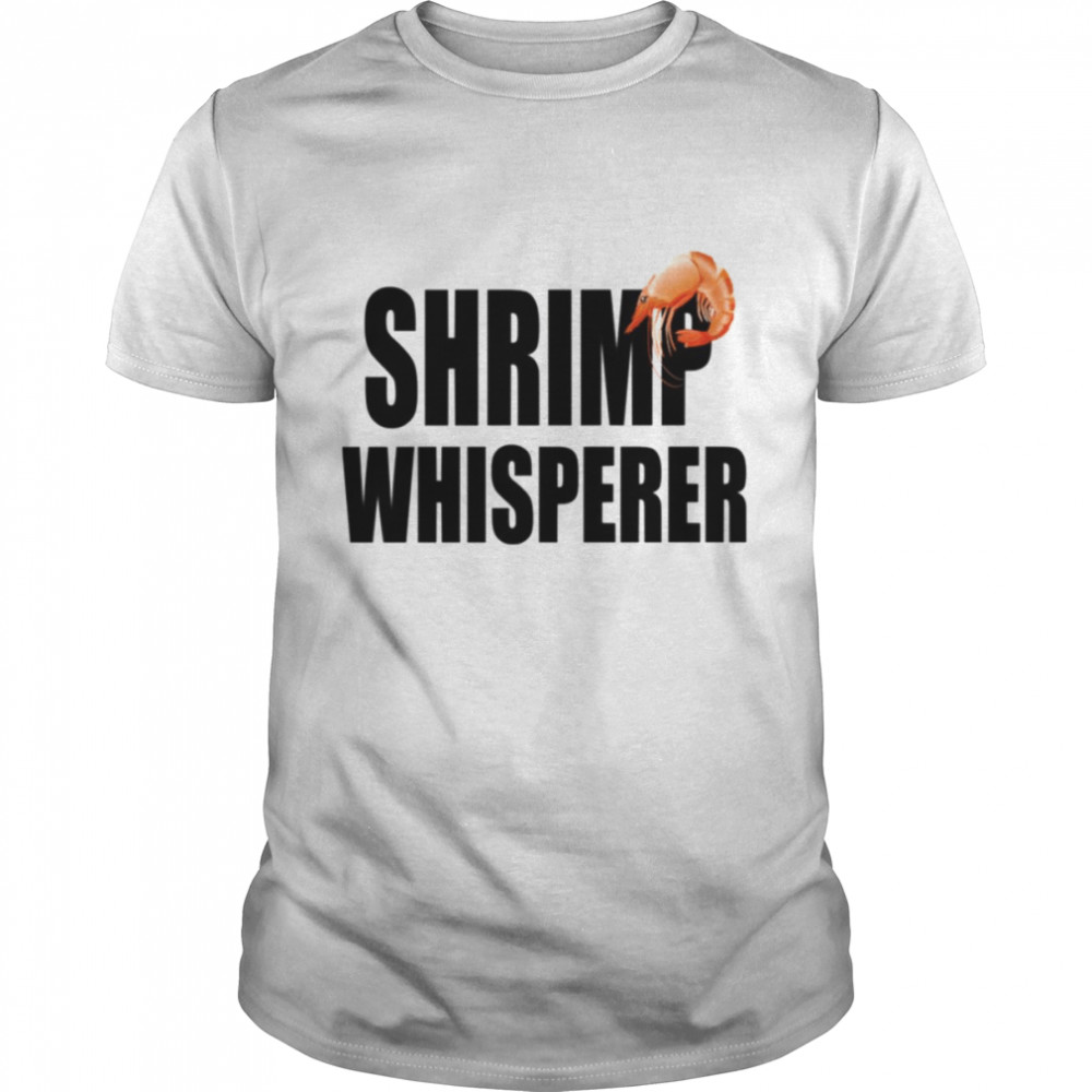 Typo Shrimp Whisperer Funny shirt Classic Men's T-shirt