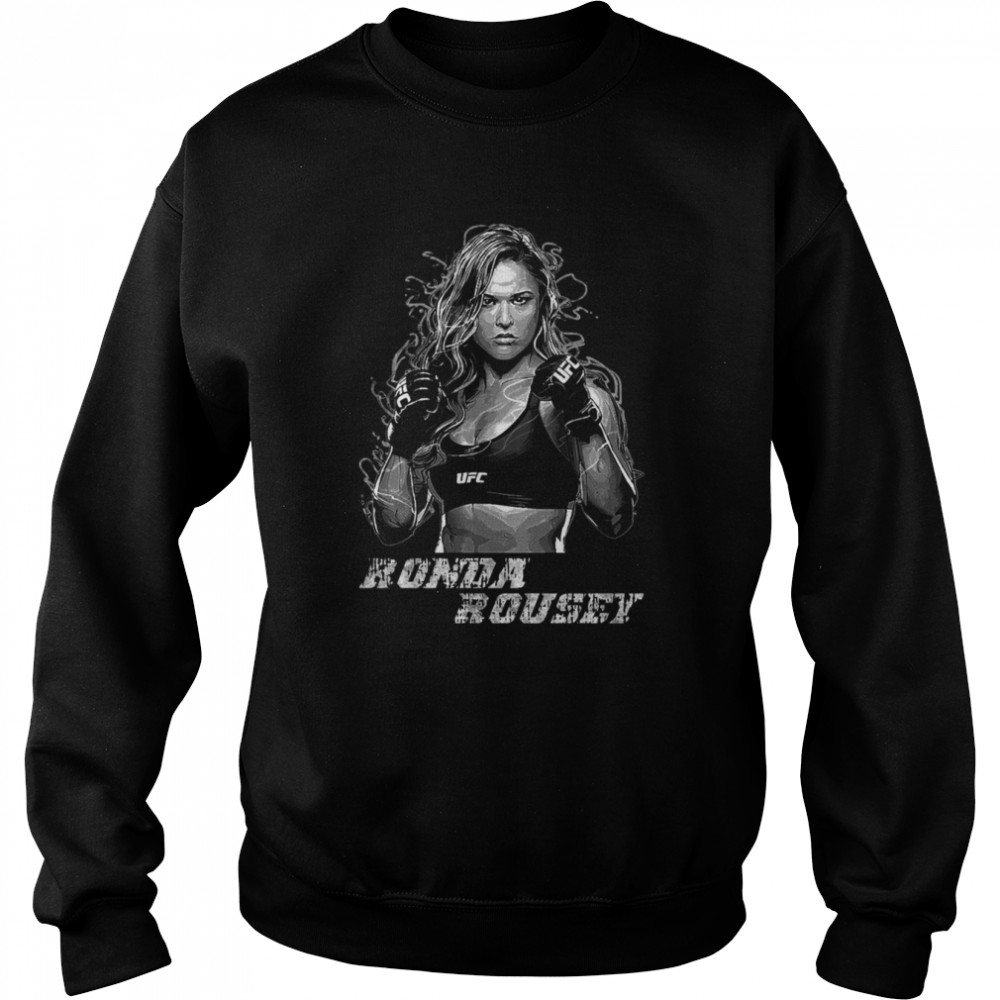 UFC Rousey Portrait Of Ronda Rousey shirt Unisex Sweatshirt