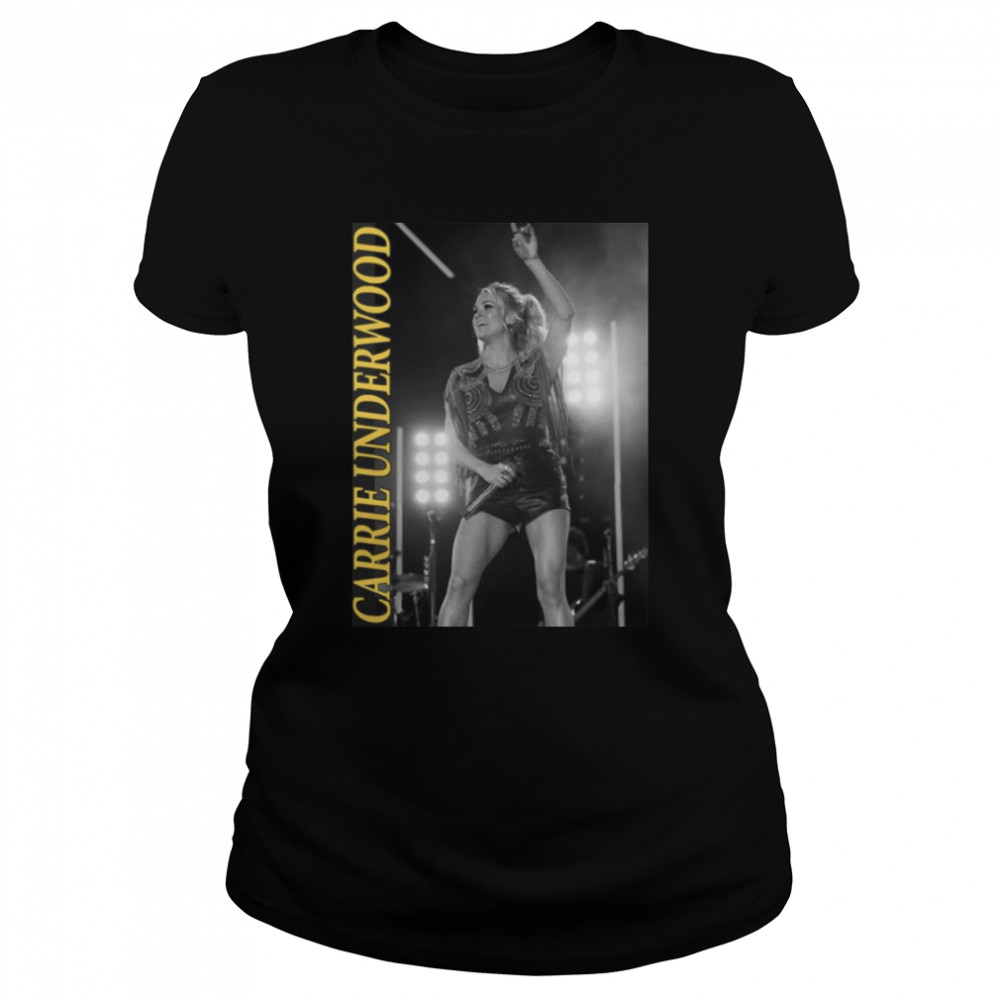 Vintage Country Music Carrie Underwood Cry Petty Idol Gift Fot You shirt Classic Women's T-shirt