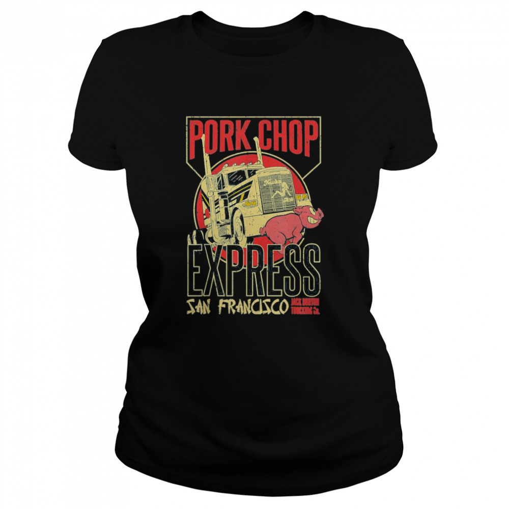 Vintage Pork Chop Express Jack Burton Trading T- Classic Women's T-shirt
