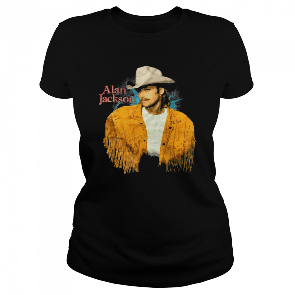 Vintage Rare 1993 Alan Jackson Graphic shirt Classic Women's T-shirt