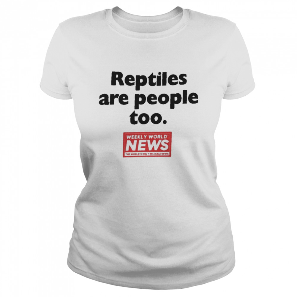 Weekly World News Reptiles  Classic Women's T-shirt