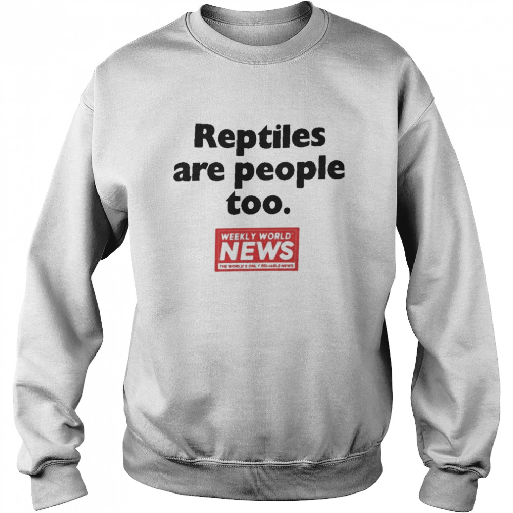 Weekly World News Reptiles  Unisex Sweatshirt