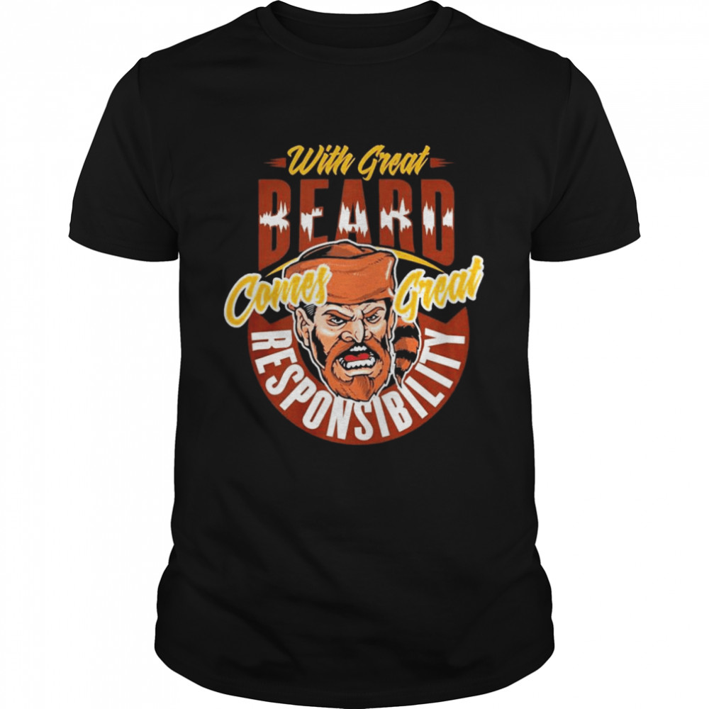 With Great Beard Comes Great Responsibility shirt Classic Men's T-shirt