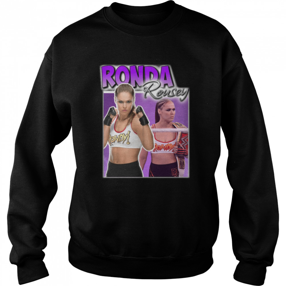 Wrestler Ronda Rousey Retro shirt Unisex Sweatshirt
