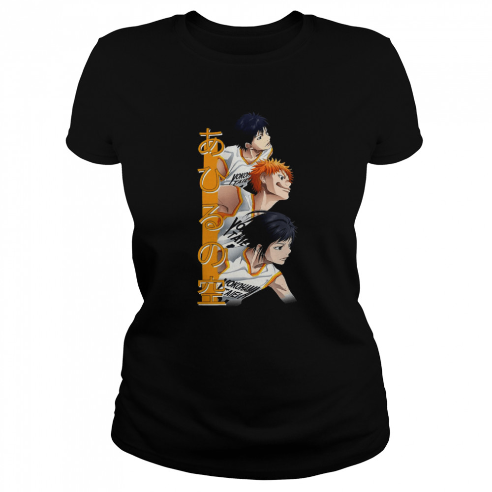 Triple Team Ahiru No Sora Anime shirt - Kingteeshop