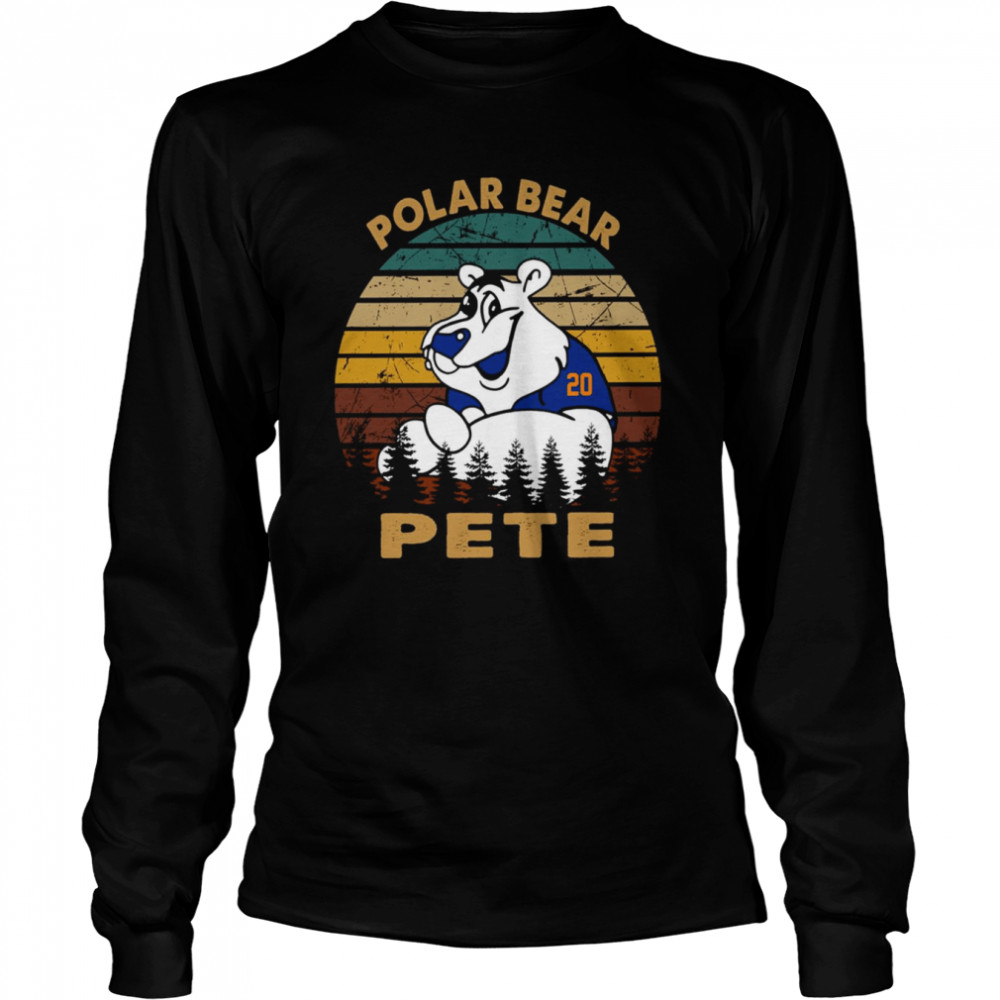 Pete Alonso New York Mets Polar Bear Pete Youth T-Shirt