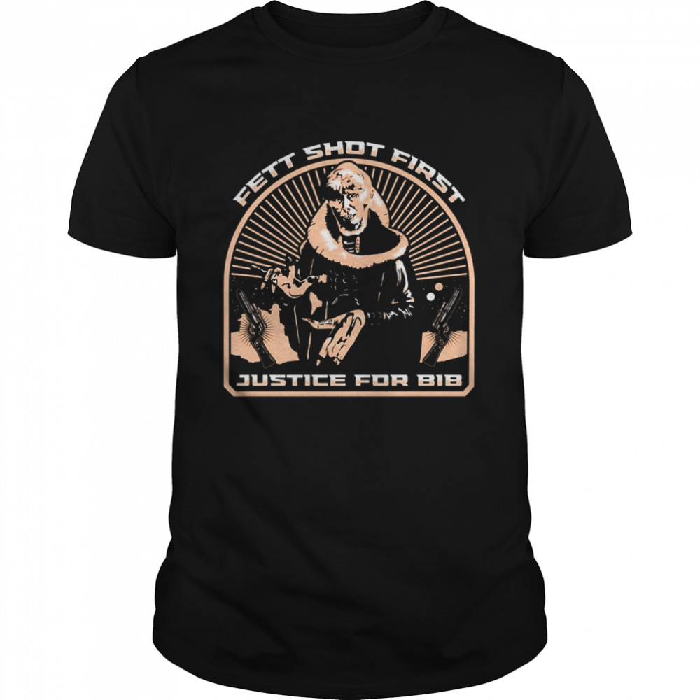 Justice For Bib Fett Shot First Star Wars shirt Classic Men's T-shirt