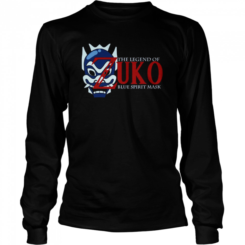 the legend of zuko blue spirit mask the legend of zelda shirt long sleeved t shirt