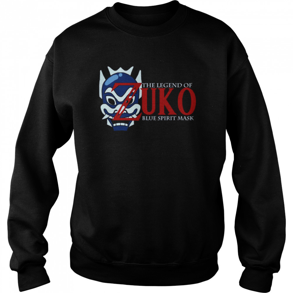 The Legend Of Zuko Blue Spirit Mask The Legend Of Zelda shirt Unisex Sweatshirt