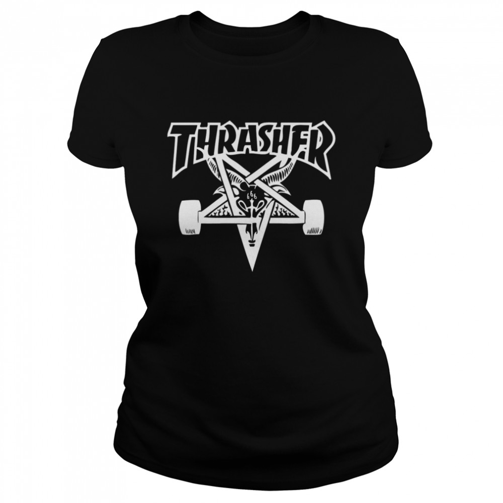 Thrasher Logo Sk8 The Infinity shirt Classic Women's T-shirt