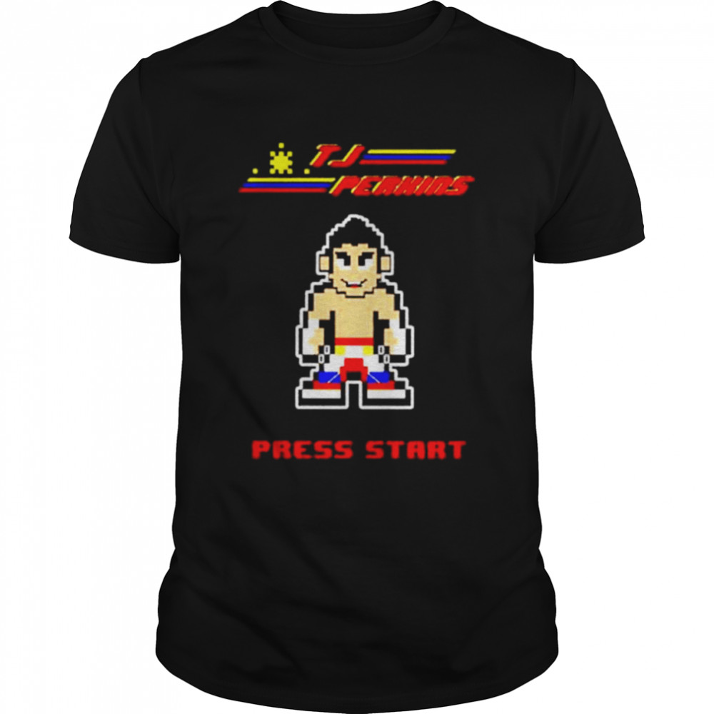 Tj perkins press start shirt Classic Men's T-shirt