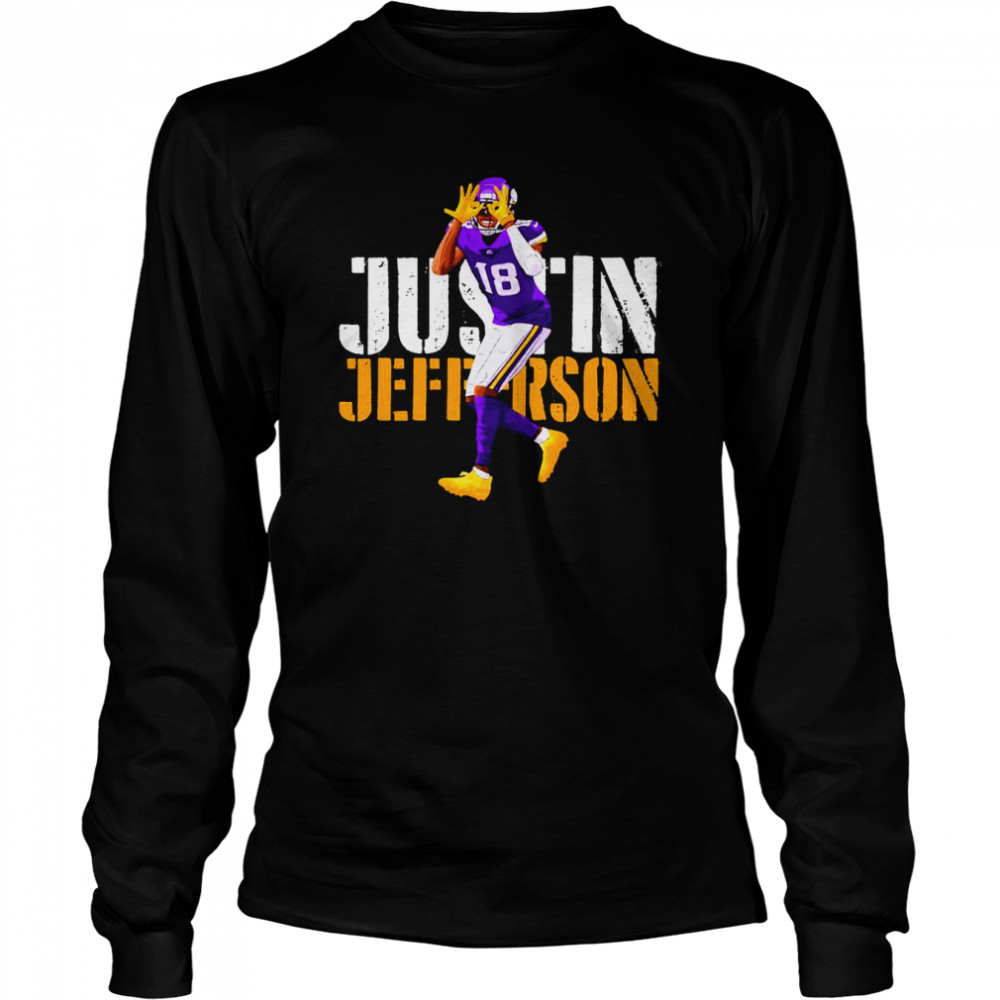Ba Bi Buuuuuuuu Justin Jefferson Minnesota Vikings shirt Long Sleeved T-shirt