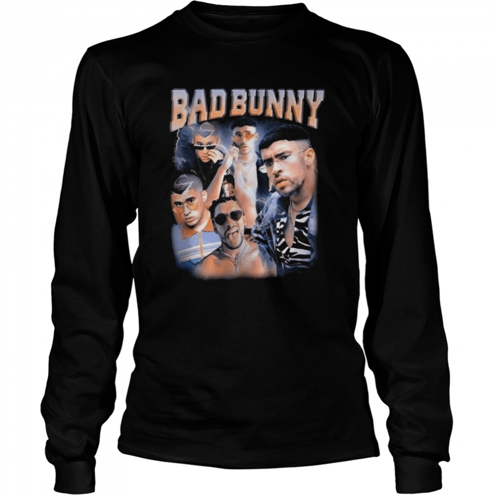 Bad bunny heavy metal 2022 shirt Long Sleeved T-shirt