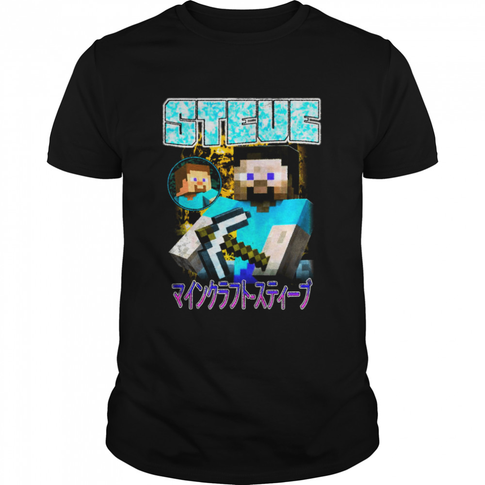 Blockcraft Steve Minecraft Vintage shirt Classic Men's T-shirt