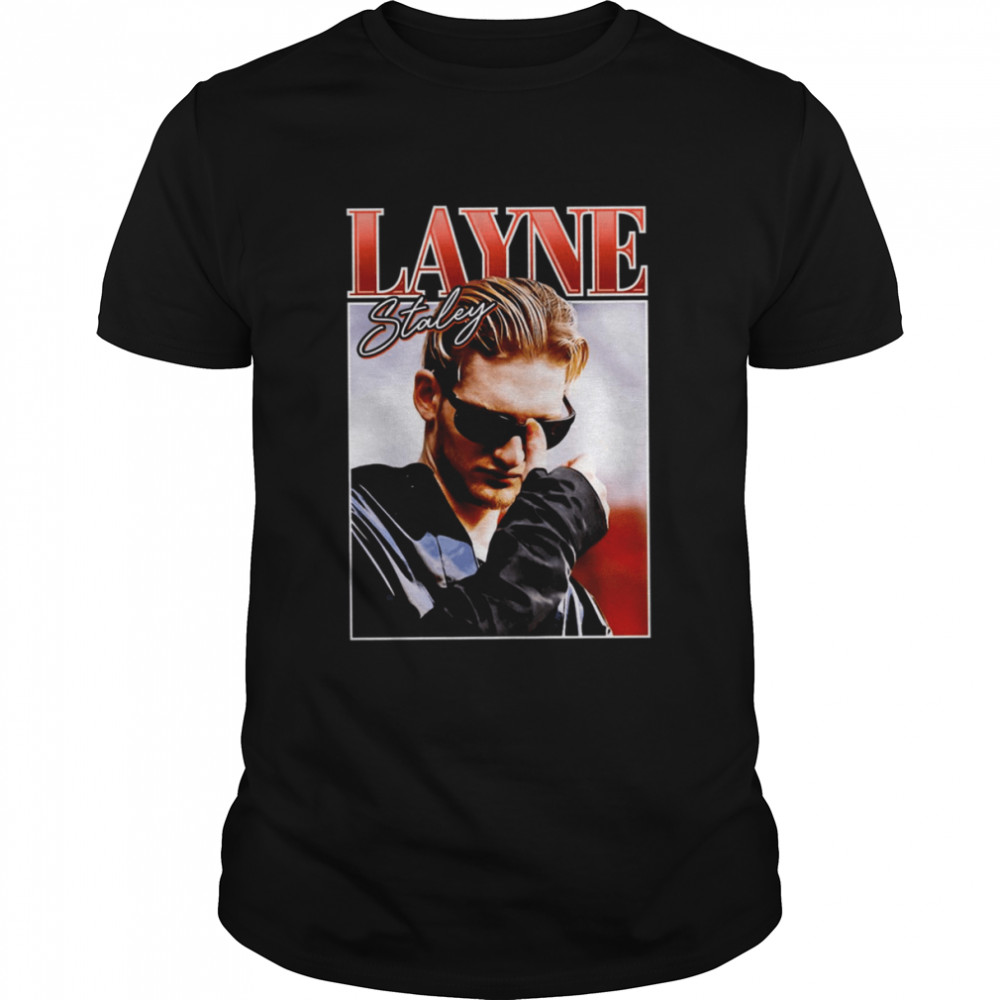 Cool Glasses Layne Grunge Layne Staley shirt Classic Men's T-shirt