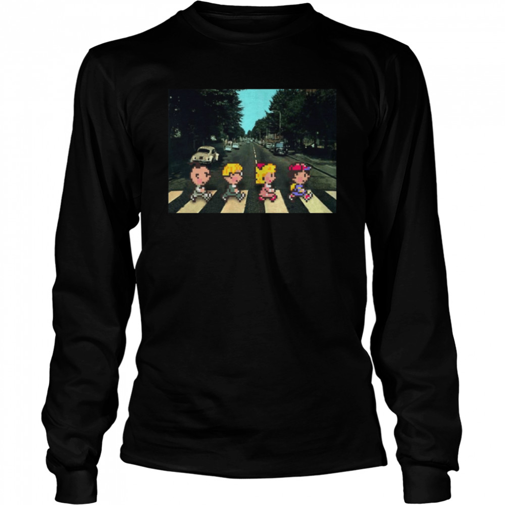 Earthbound Abbey Road The Beatles shirt Long Sleeved T-shirt