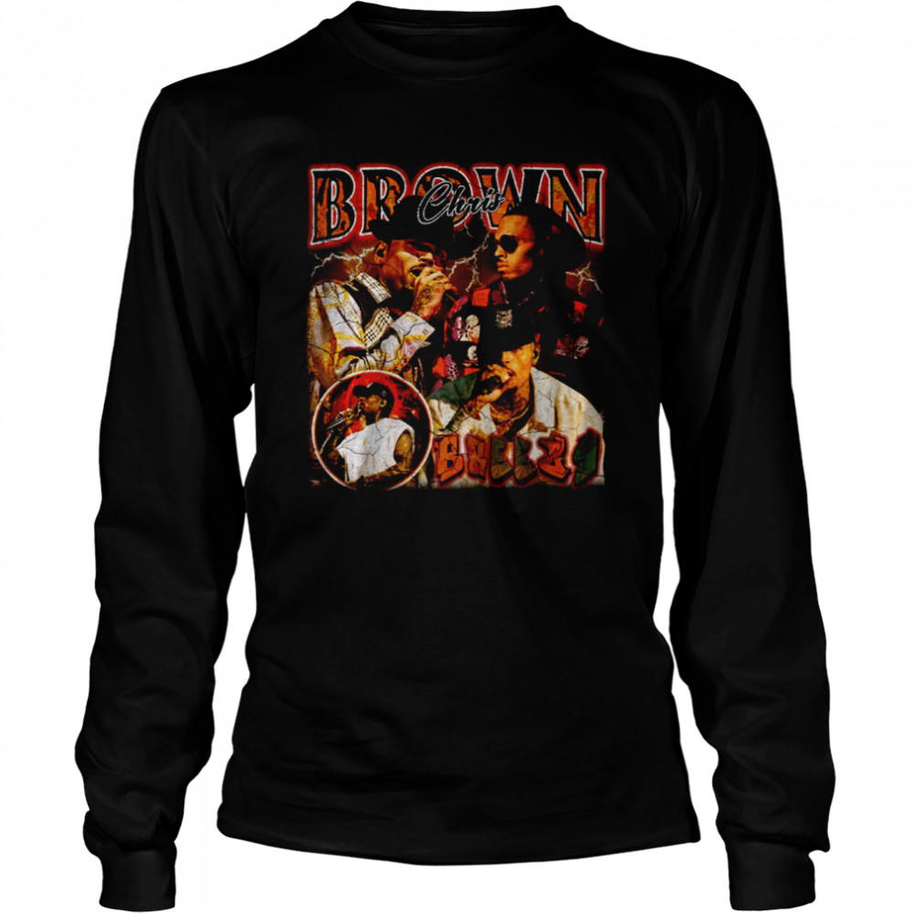 Graphic Chris Brown Breezy One Of Them Ones Tour Brown shirt Long Sleeved T-shirt