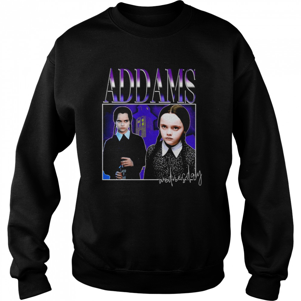 Halloween Wednesday Addams Rereo Vintage shirt Unisex Sweatshirt