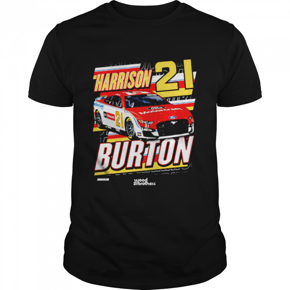 Harrison Burton Checkered Flag Black Motorcraft Chicane shirt Classic Men's T-shirt