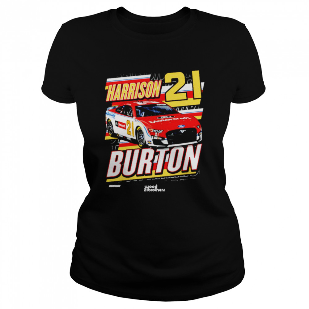 Harrison Burton Checkered Flag Black Motorcraft Chicane shirt Classic Women's T-shirt
