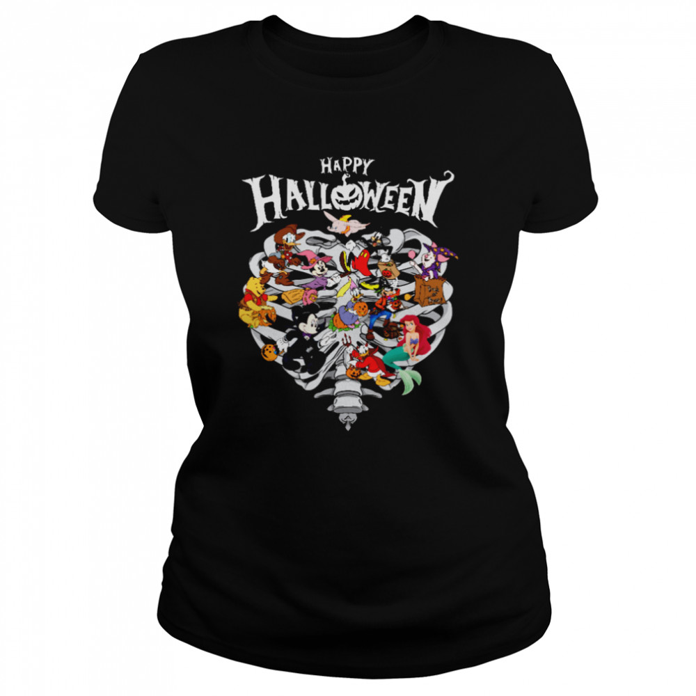 Heart Geometric Disney Halloween shirt Classic Women's T-shirt