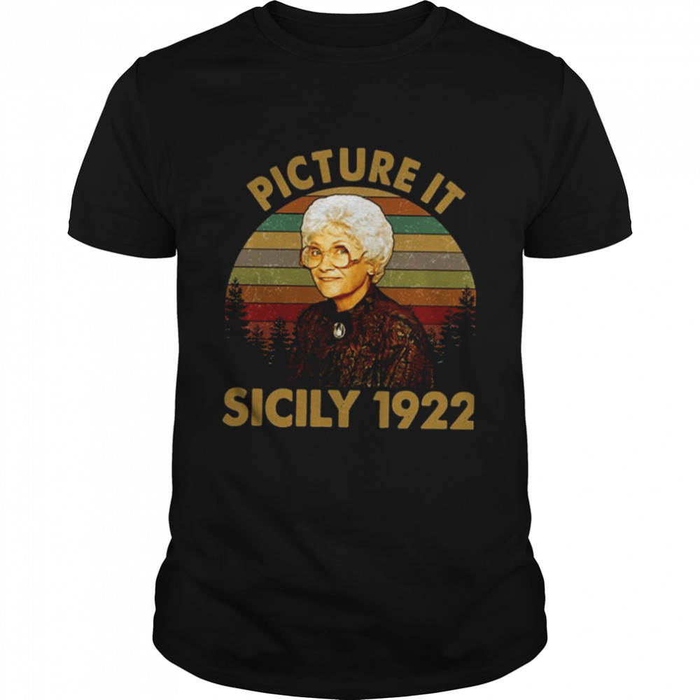 Picture It Sicily 1922 Vintage Retro The Golden Girls shirt Classic Men's T-shirt