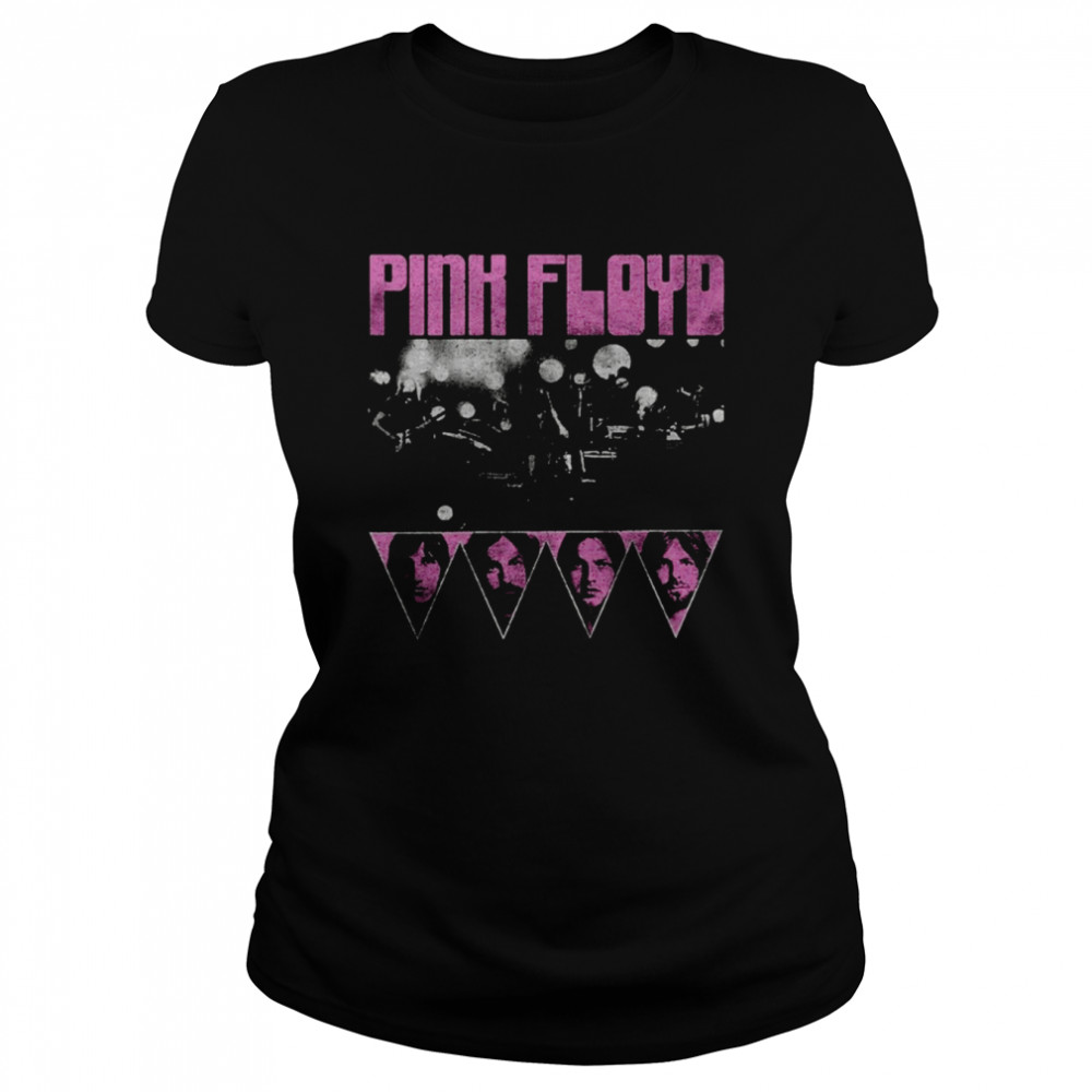 Pink Floyd In Concert T- Classic Women's T-shirt
