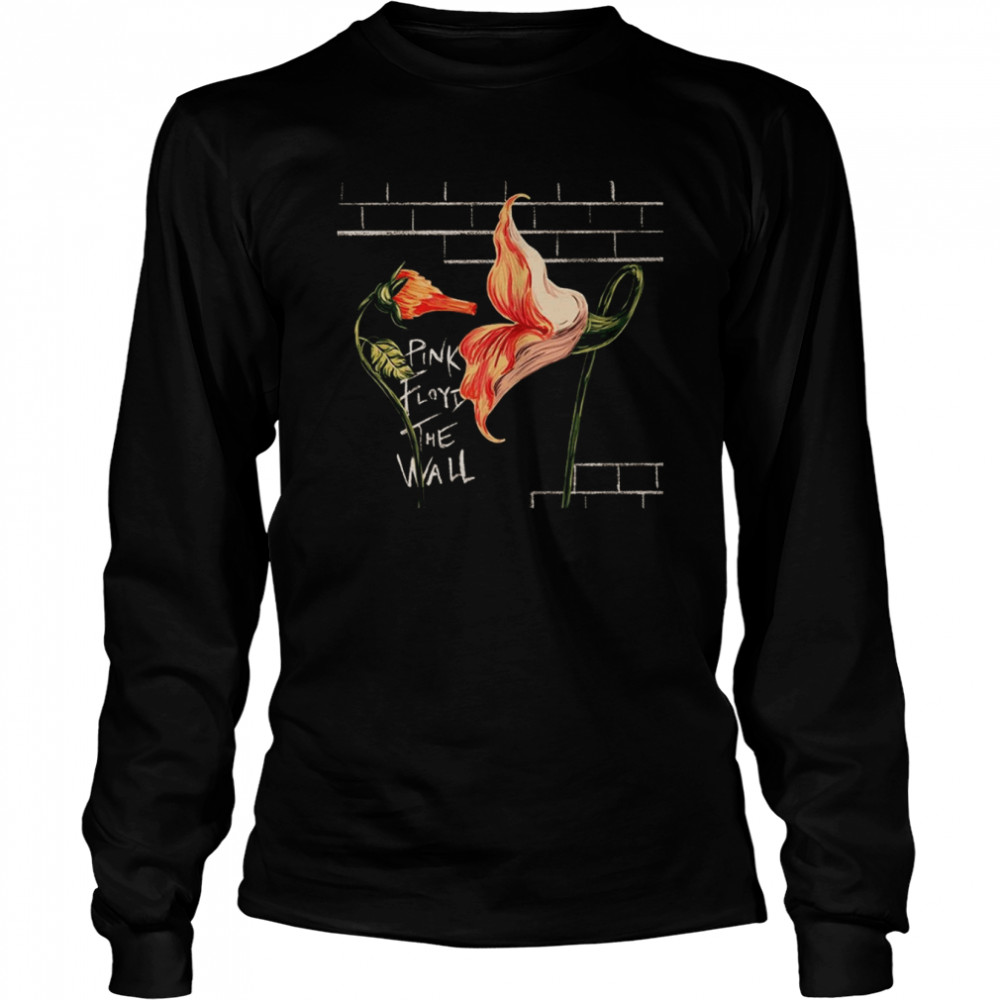 Pink Floyd The Wall Flower T- Long Sleeved T-shirt