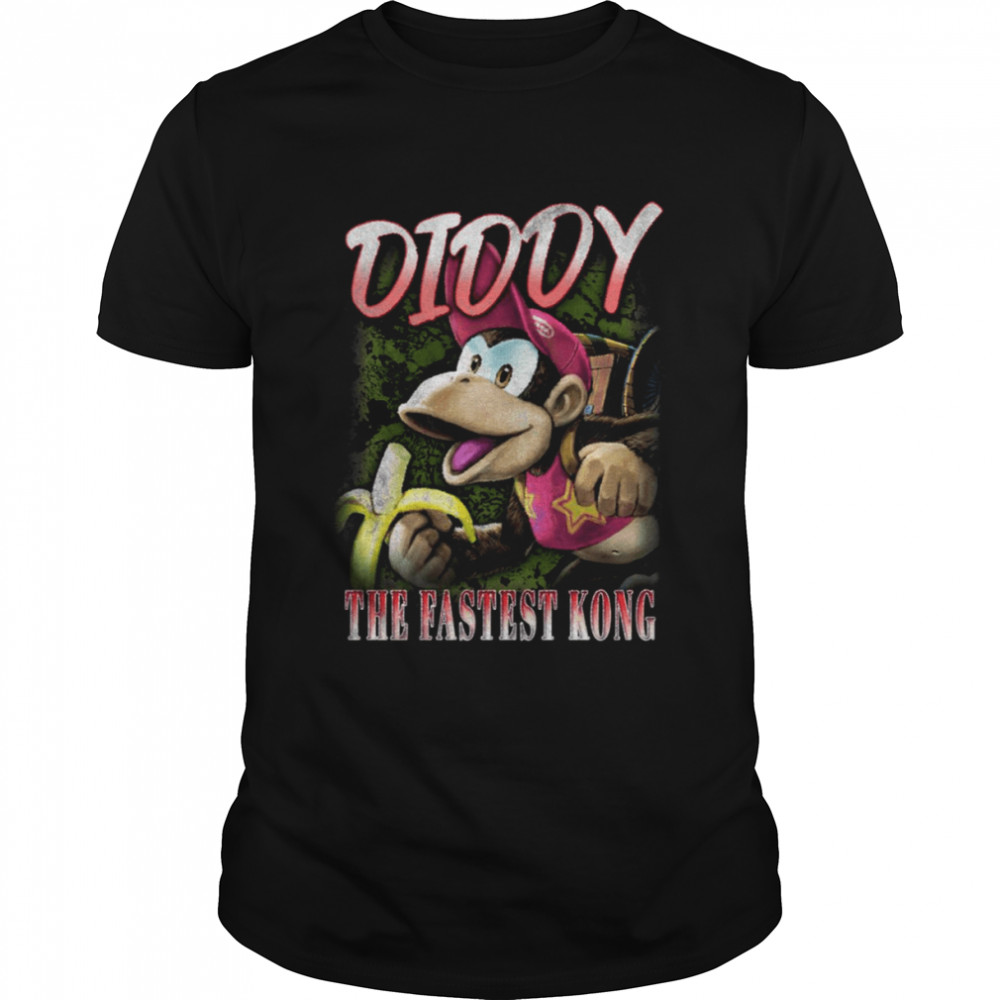 The Fastest Kong Diddy Smash Bros Vintage shirt Classic Men's T-shirt