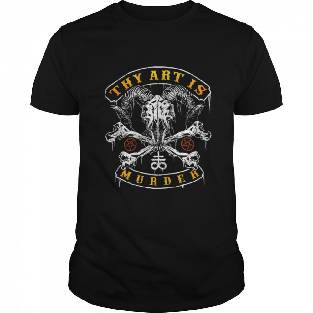 Thy Art Is Murder Deathcore Band Rock Satan shirt Classic Men's T-shirt