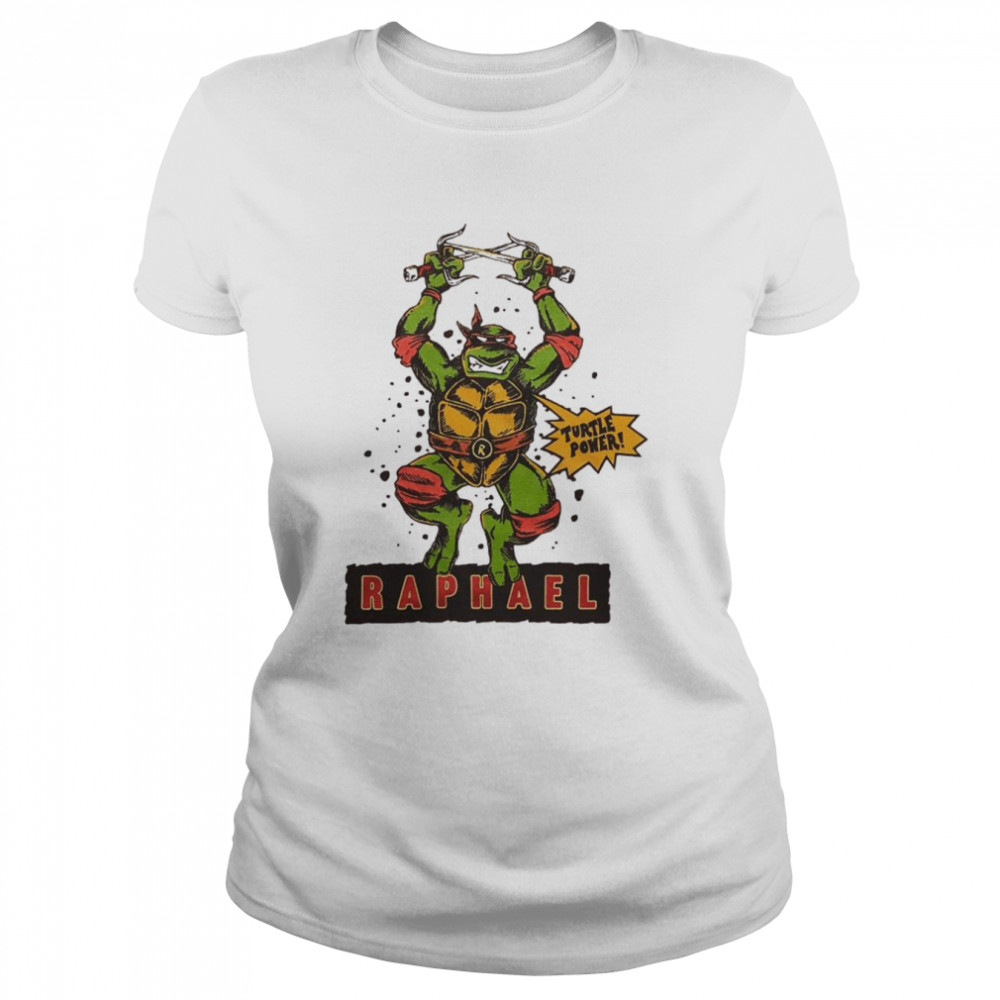 Teenage Mutant Ninja Turtles Raphael turle power shirt - Kingteeshop