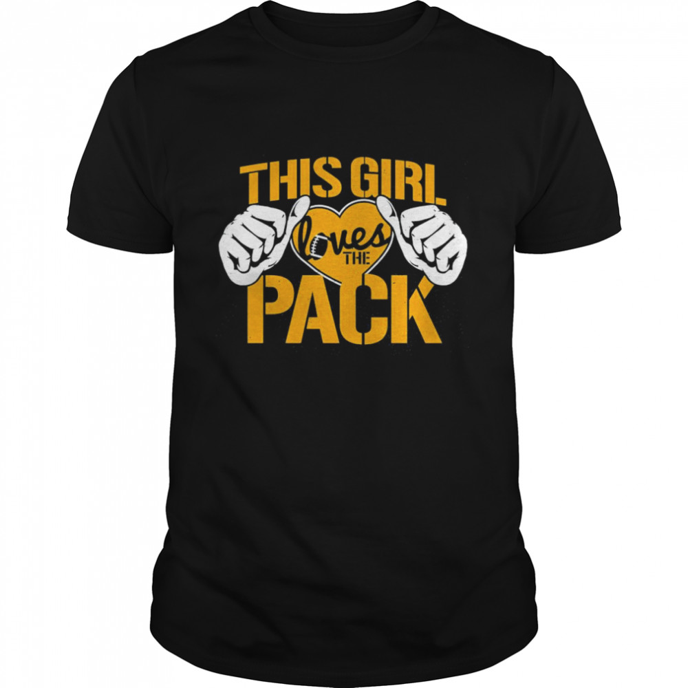 This Girl Loves the Pack Green Bay Packers Retro T-Shirt - Kingteeshop