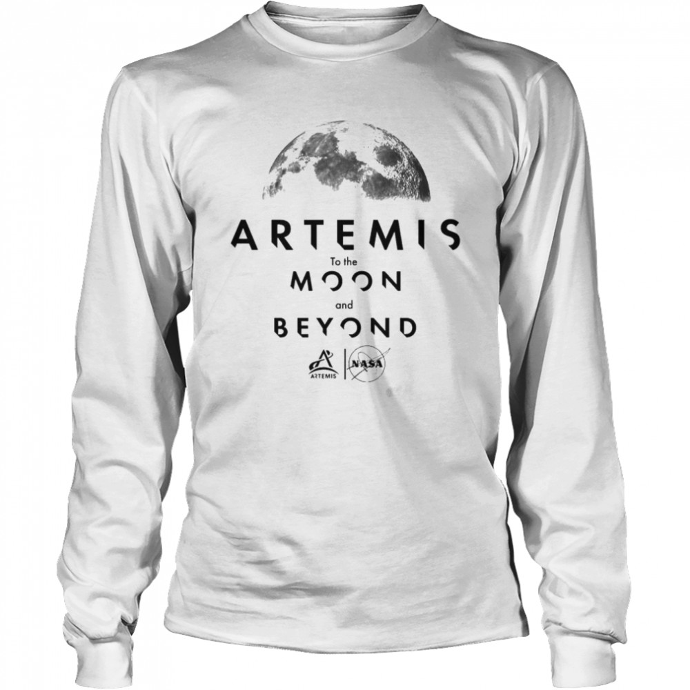 artemis to the moon and beyond shirt long sleeved t shirt