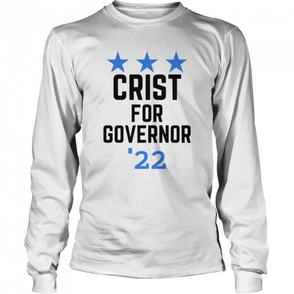 crist for governor 22 shirt long sleeved t shirt