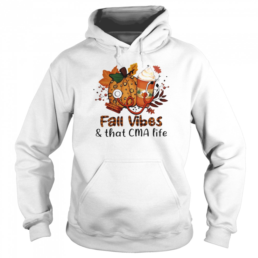 fall vibes and that cma life unisex hoodie