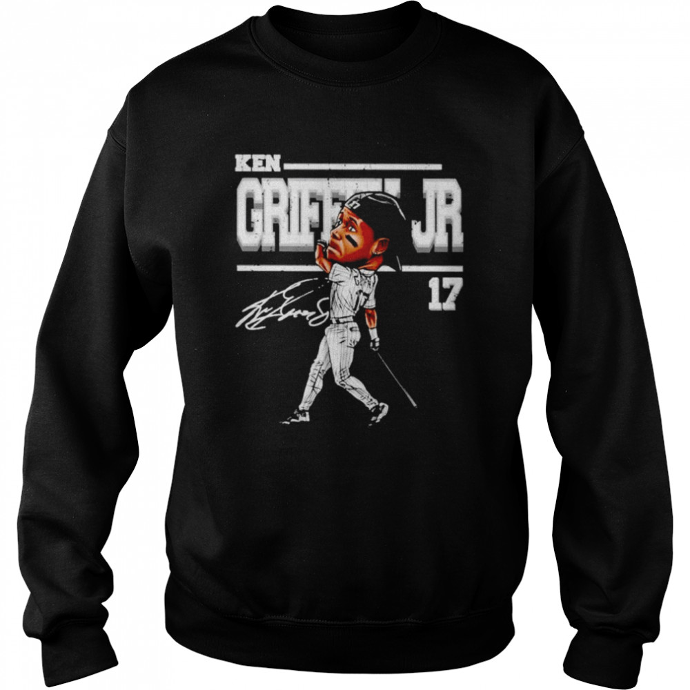 Ken Griffey Jr. Chicago White Sox cartoon signature shirt
