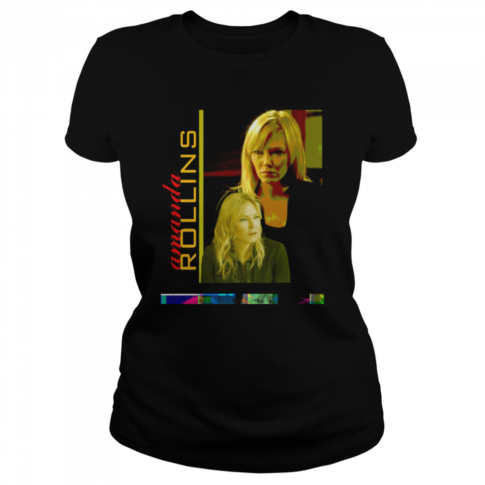 Amanda Rollins 90s Inspired Vintage Homage Law & Order shirt Classic Women's T-shirt