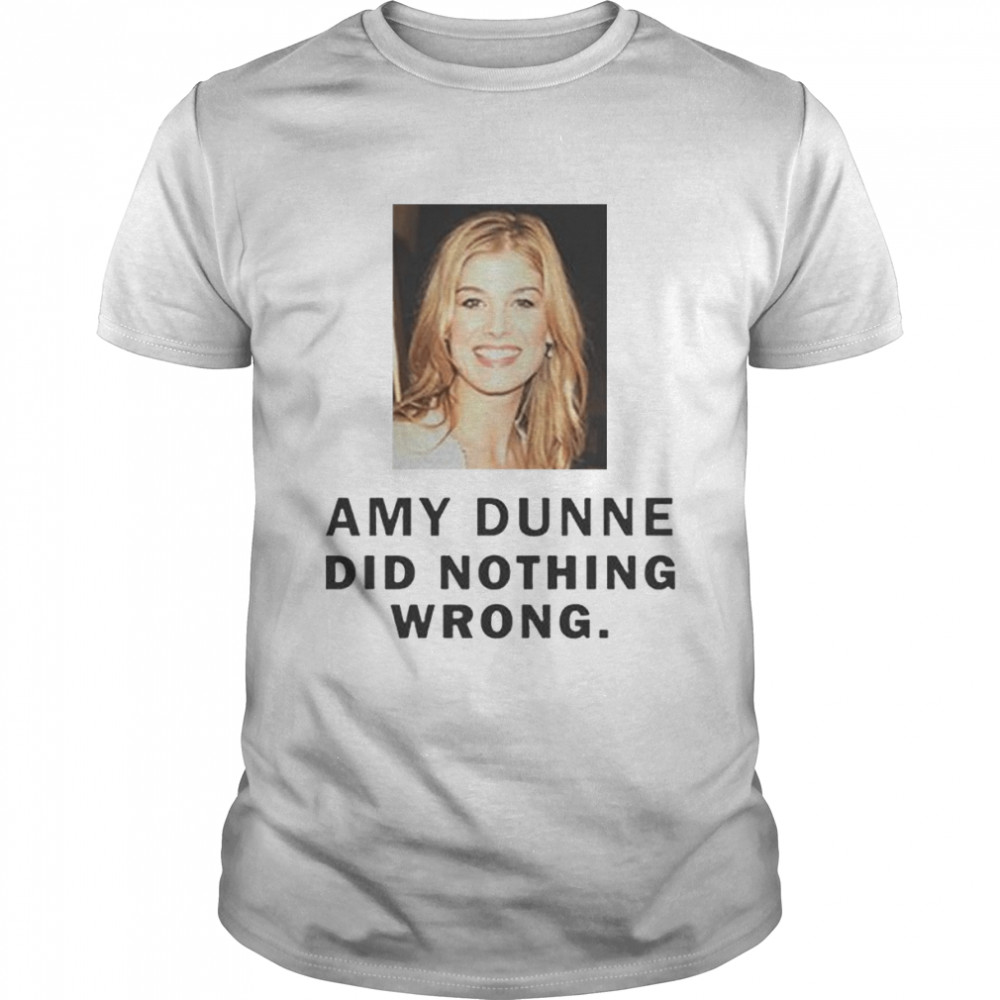 Amy Dunne did nothing wrong shirt Classic Men's T-shirt