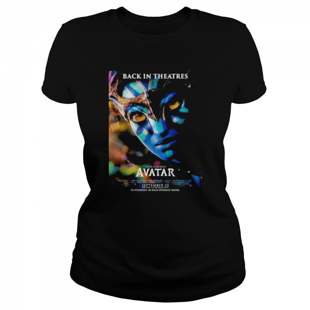 avatar james cameron back in theatres classic womens t shirt