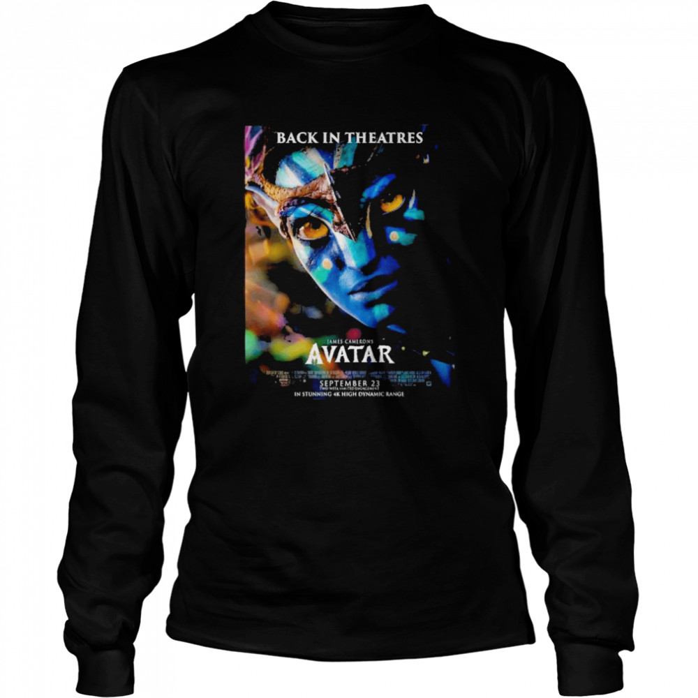 avatar james cameron back in theatres long sleeved t shirt